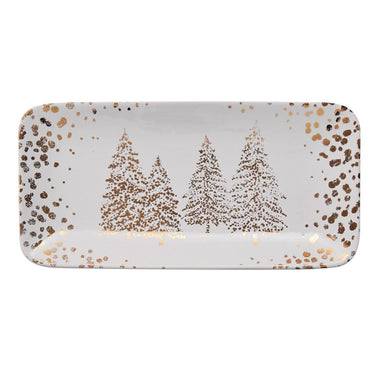 Golden Christmas Platter - Park Designs - The Fox Decor